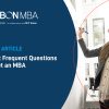 Frequently Asked Questions About the MBA